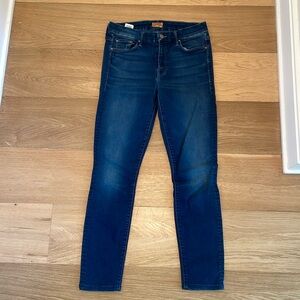 Mother high rise skinny jeans